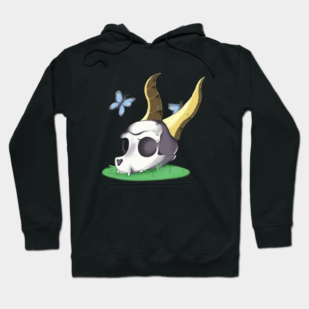 Spyro The Dragon Skull Hoodie by Skarmaiden